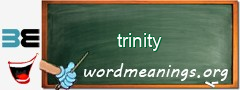 WordMeaning blackboard for trinity